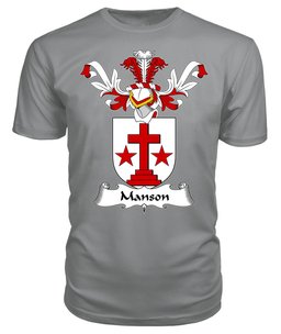 ScotsTee Shop Scottish Manson Coat Of Arms Family Crest Scottish Gentry T Shirt