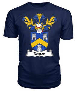 ScotsTee Shop Scottish Renton Coat Of Arms Family Crest Scottish Gentry T Shirt