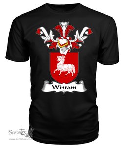 ScotsTee Shop Scottish Winram Coat Of Arms Family Crest Scottish Gentry T Shirt