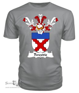 ScotsTee Shop Scottish Tweedie Coat Of Arms Family Crest Scottish Gentry T Shirt