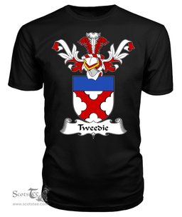ScotsTee Shop Scottish Tweedie Coat Of Arms Family Crest Scottish Gentry T Shirt