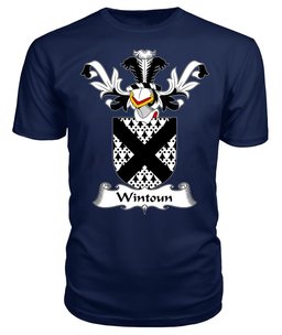 ScotsTee Shop Scottish Wintoun Coat Of Arms Family Crest Scottish Gentry T Shirt