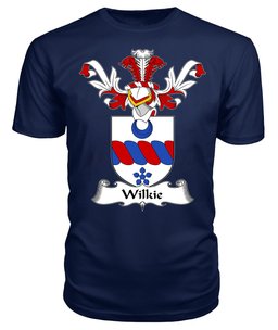 ScotsTee Shop Scottish Wilkie Coat Of Arms Family Crest Scottish Gentry T Shirt