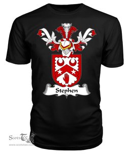 ScotsTee Shop Scottish Stephen Coat Of Arms Family Crest Scottish Gentry T Shirt
