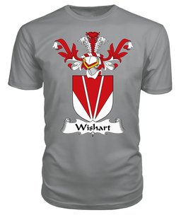ScotsTee Shop Scottish Wishart Coat Of Arms Family Crest Scottish Gentry T Shirt