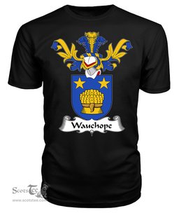 ScotsTee Shop Scottish Wauchope Coat Of Arms Family Crest Scottish Gentry T Shirt