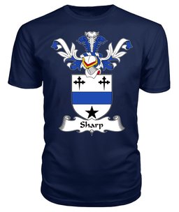 ScotsTee Shop Scottish Sharp Coat Of Arms Family Crest Scottish Gentry T Shirt