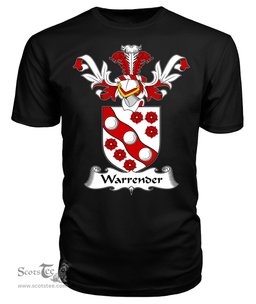 ScotsTee Shop Scottish Warrender Coat Of Arms Family Crest Scottish Gentry T Shirt