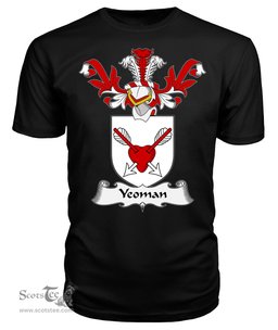 ScotsTee Shop Scottish Yeoman Coat Of Arms Family Crest Scottish Gentry T Shirt