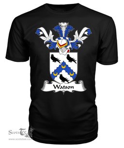 ScotsTee Shop Scottish Watson Coat Of Arms Family Crest Scottish Gentry T Shirt
