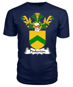 ScotsTee Shop Scottish Pinkerton Coat Of Arms Family Crest Scottish Gentry T Shirt