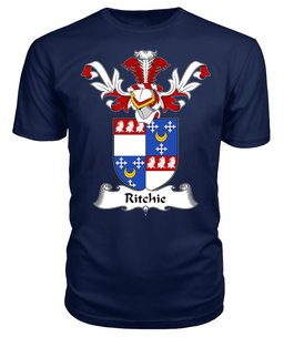 ScotsTee Shop Scottish Ritchie Coat Of Arms Family Crest Scottish Gentry T Shirt