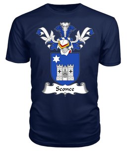 ScotsTee Shop Scottish Sconce Coat Of Arms Family Crest Scottish Gentry T Shirt