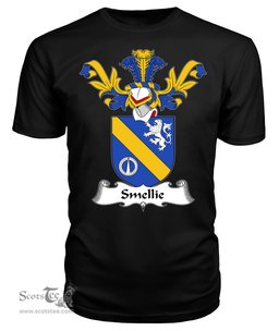 ScotsTee Shop Scottish Smellie Coat Of Arms Family Crest Scottish Gentry T Shirt
