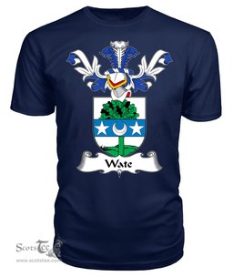 ScotsTee Shop Scottish Wate Coat Of Arms Family Crest Scottish Gentry T Shirt