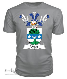 ScotsTee Shop Scottish Wate Coat Of Arms Family Crest Scottish Gentry T Shirt