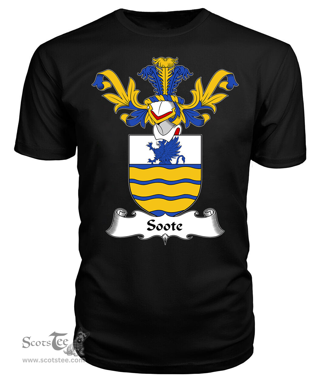 ScotsTee Shop Scottish Soote Coat Of Arms Family Crest Scottish Gentry T Shirt