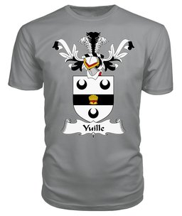 ScotsTee Shop Scottish Yuille Coat Of Arms Family Crest Scottish Gentry T Shirt