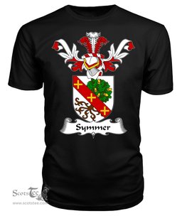 ScotsTee Shop Scottish Symmer Coat Of Arms Family Crest Scottish Gentry T Shirt