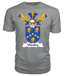 ScotsTee Shop Scottish Wenley Coat Of Arms Family Crest Scottish Gentry T Shirt