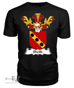 ScotsTee Shop Scottish Sheild Coat Of Arms Family Crest Scottish Gentry T Shirt