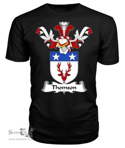 ScotsTee Shop Scottish Thomson Coat Of Arms Family Crest Scottish Gentry T Shirt