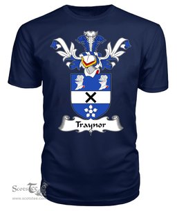 ScotsTee Shop Scottish Traynor Coat Of Arms Family Crest Scottish Gentry T Shirt