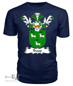 ScotsTee Shop Scottish Troup Coat Of Arms Family Crest Scottish Gentry T Shirt