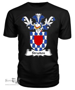 ScotsTee Shop Scottish Straiton Coat Of Arms Family Crest Scottish Gentry T Shirt