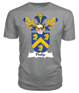 ScotsTee Shop Scottish Philip Coat Of Arms Family Crest Scottish Gentry T Shirt
