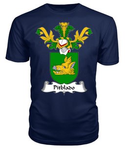 ScotsTee Shop Scottish Pitblado Coat Of Arms Family Crest Scottish Gentry T Shirt