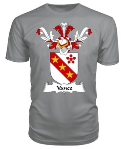 ScotsTee Shop Scottish Vance Coat Of Arms Family Crest Scottish Gentry T Shirt