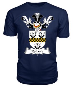 ScotsTee Shop Scottish Rolland Coat Of Arms Family Crest Scottish Gentry T Shirt