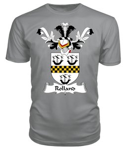 ScotsTee Shop Scottish Rolland Coat Of Arms Family Crest Scottish Gentry T Shirt