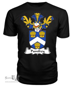 ScotsTee Shop Scottish Pumfrey Coat Of Arms Family Crest Scottish Gentry T Shirt