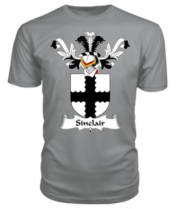 ScotsTee Shop Scottish Sinclair Coat Of Arms Family Crest Scottish Gentry T Shirt