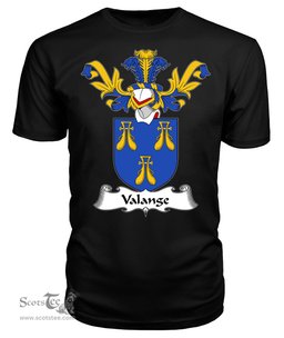 ScotsTee Shop Scottish Valange Coat Of Arms Family Crest Scottish Gentry T Shirt