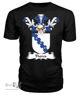 ScotsTee Shop Scottish Thores Coat Of Arms Family Crest Scottish Gentry T Shirt