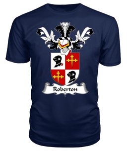 ScotsTee Shop Scottish Roberton Coat Of Arms Family Crest Scottish Gentry T Shirt