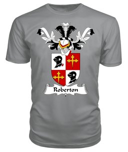 ScotsTee Shop Scottish Roberton Coat Of Arms Family Crest Scottish Gentry T Shirt