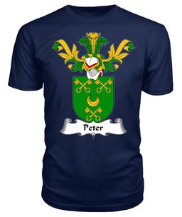 ScotsTee Shop Scottish Peter Coat Of Arms Family Crest Scottish Gentry T Shirt
