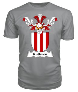 ScotsTee Shop Scottish Ruthven Coat Of Arms Family Crest Scottish Gentry T Shirt