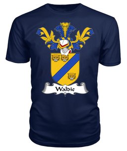 ScotsTee Shop Scottish Waldie Coat Of Arms Family Crest Scottish Gentry T Shirt