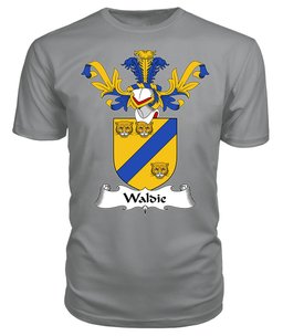 ScotsTee Shop Scottish Waldie Coat Of Arms Family Crest Scottish Gentry T Shirt