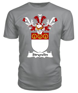 ScotsTee Shop Scottish Stryvelin Coat Of Arms Family Crest Scottish Gentry T Shirt