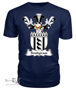 ScotsTee Shop Scottish Snodgrass Coat Of Arms Family Crest Scottish Gentry T Shirt
