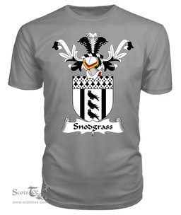 ScotsTee Shop Scottish Snodgrass Coat Of Arms Family Crest Scottish Gentry T Shirt