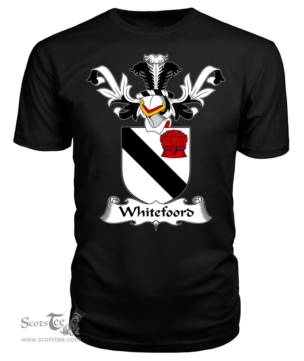 ScotsTee Shop Scottish Whitefoord Coat Of Arms Family Crest Scottish Gentry T Shirt