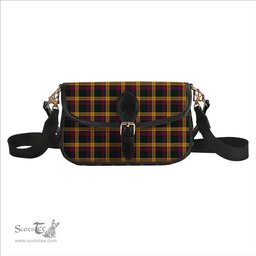 ScotsTee Shop Scottish MacMillan Modern Tartan Women's Chain Crossbody Bag Square Bag