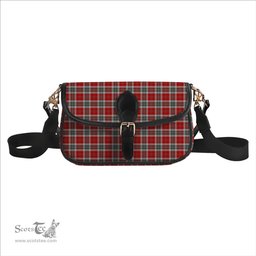 ScotsTee Shop Scottish MacLean of Duart Dress 2 Tartan Women's Chain Crossbody Bag Square Bag